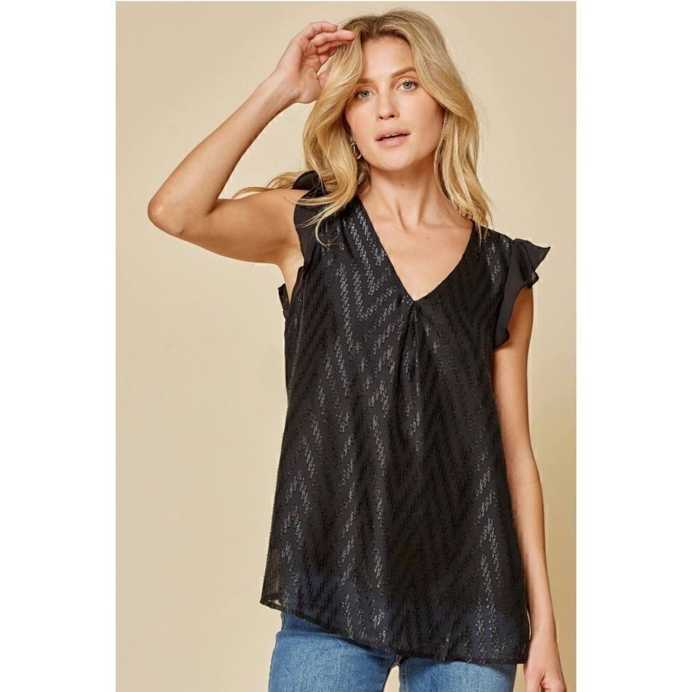 Andree by Unit Time Stands Still Flutter
Sleeve Blouse size 2X